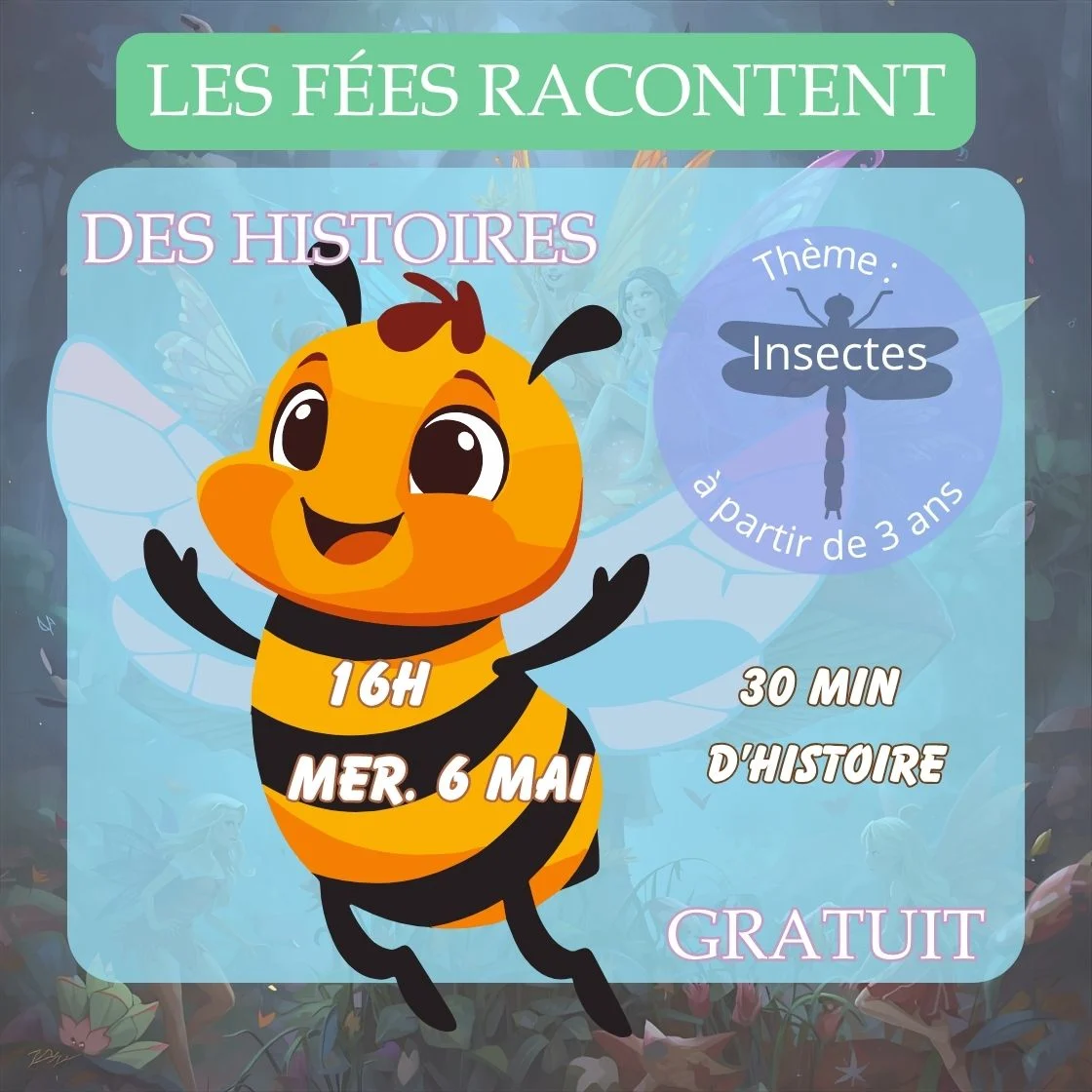 les mercredi c'est les fées racontent des histoires