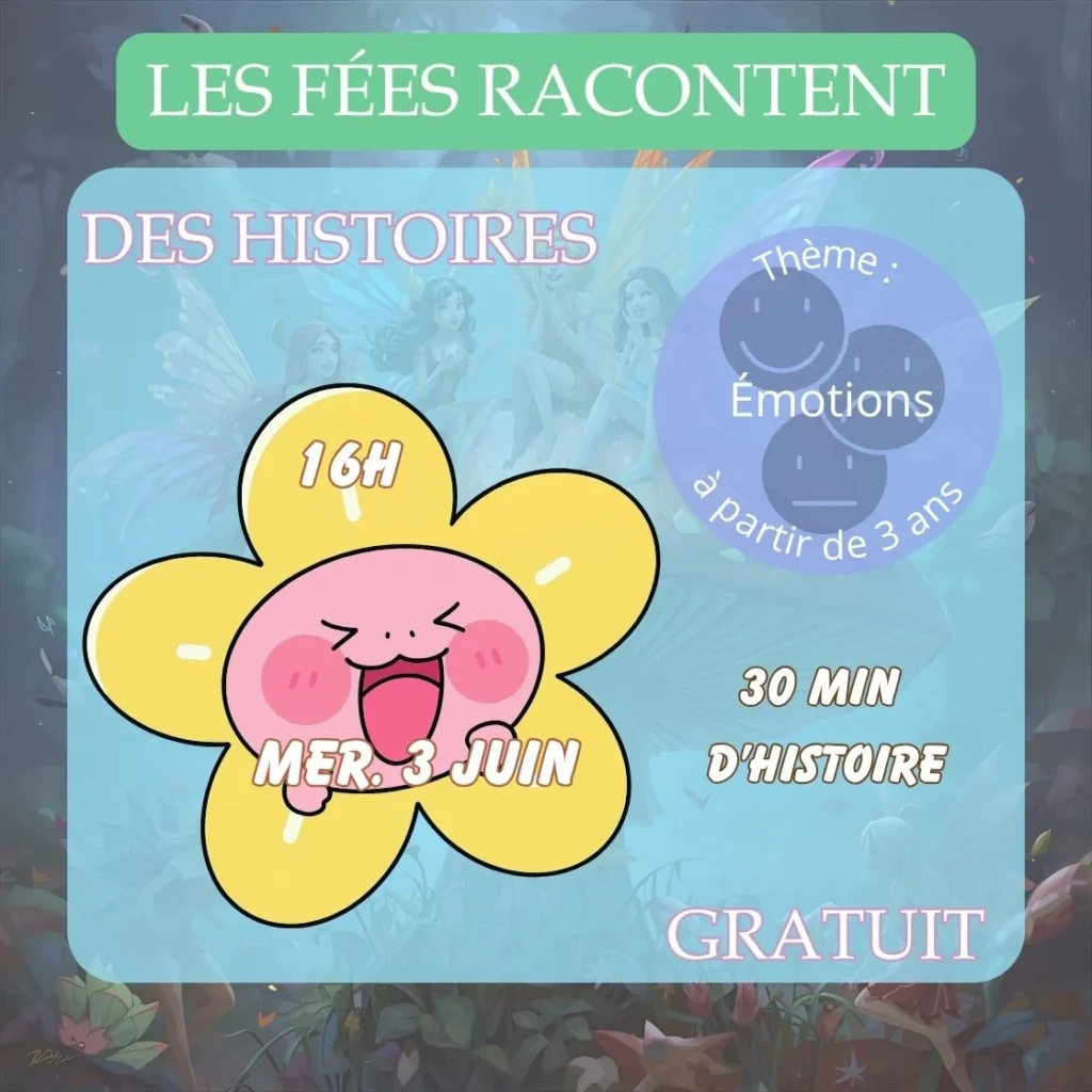 les mercredi c'est les fées racontent des histoires