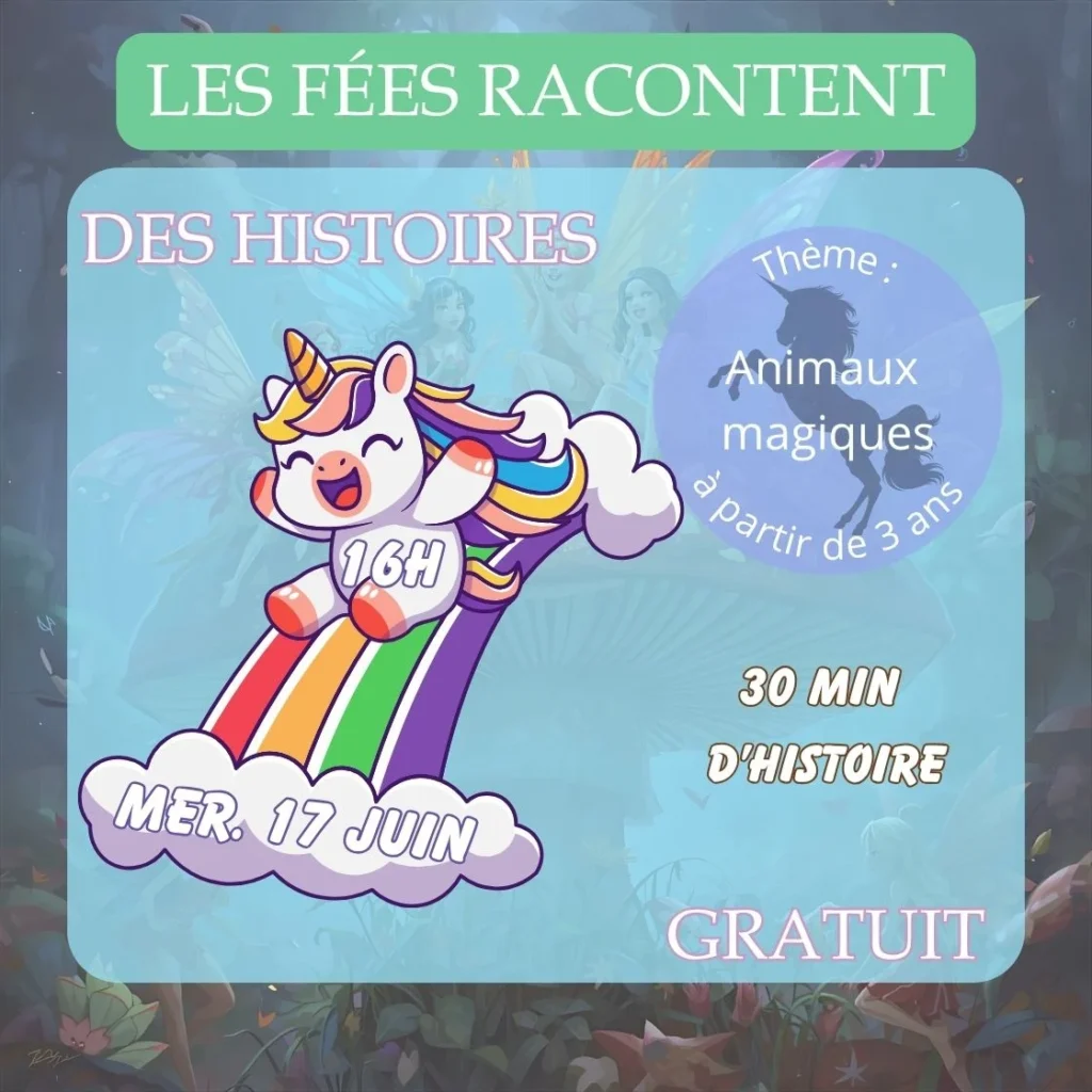 post pour Les fées Racontent des Histoires. Thème : “animaux magiques”
