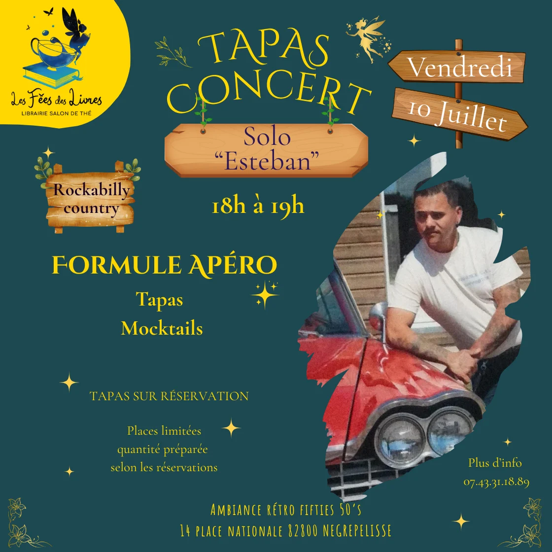 tapas concert esteban